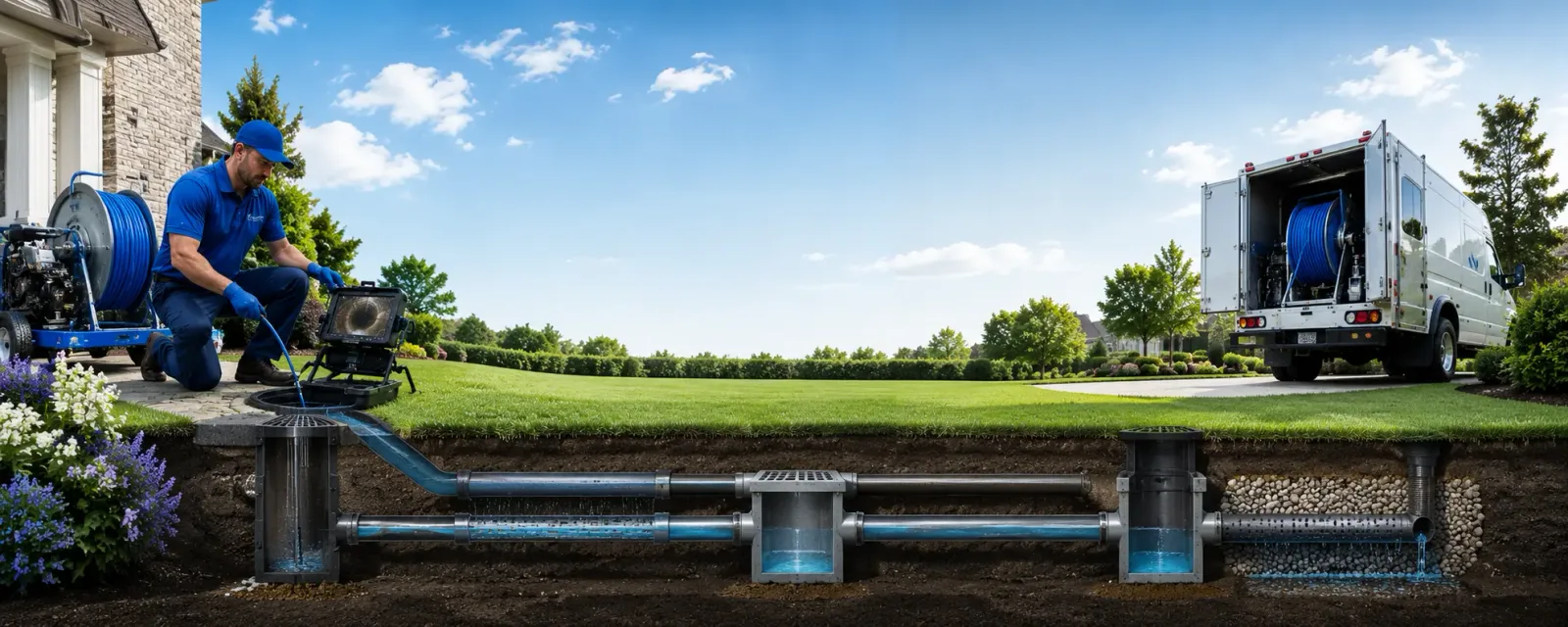 Outdoor drain cleaning information for Pilot Knob, MO